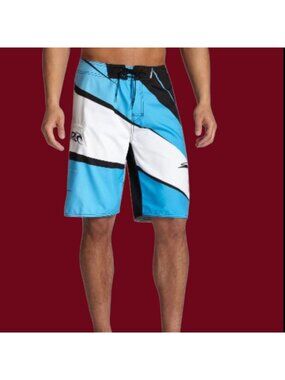 Rip Curl Mens Fanning Eagle Pro Boardshort Blue & Black Size 34
